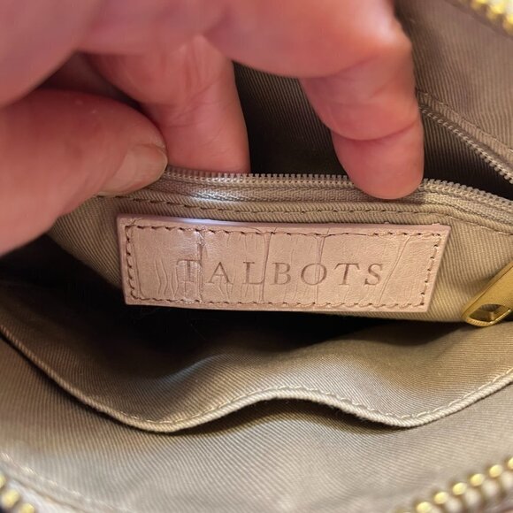 Talbots Croco Embossed Leather Wristlet Clutch - Picture 3 of 14